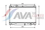 Chłodnica wody AVA CLEVER CHOICE TO2669