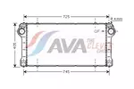 Chłodnica powietrza doładowującego - intercooler AVA CLEVER CHOICE TO4565