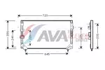 Chłodnica klimatyzacji - skraplacz AVA CLEVER CHOICE TO5225
