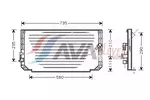 Chłodnica klimatyzacji - skraplacz AVA CLEVER CHOICE TO5279