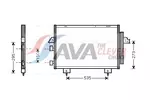 Chłodnica klimatyzacji - skraplacz AVA CLEVER CHOICE TO5281D