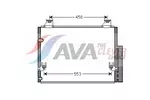 Chłodnica klimatyzacji - skraplacz AVA CLEVER CHOICE TO5563D