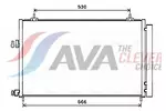 Chłodnica klimatyzacji - skraplacz AVA CLEVER CHOICE TO5679D