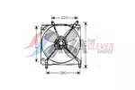 Wentylator chłodnicy silnika AVA CLEVER CHOICE TO7516