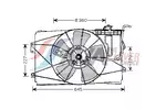 Wentylator chłodnicy silnika AVA CLEVER CHOICE TO7524
