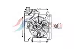 Wentylator chłodnicy silnika AVA CLEVER CHOICE TO7553