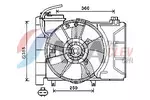 Wentylator chłodnicy silnika AVA CLEVER CHOICE TO7647
