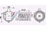 Silnik elektryczny, dmuchawa wewnętrzna AVA CLEVER CHOICE TO8740