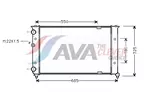 Chłodnica wody AVA CLEVER CHOICE VN2156