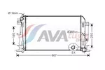 Chłodnica wody AVA CLEVER CHOICE VN2271