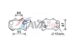 Chłodnica oleju silnikowego AVA CLEVER CHOICE VN3329