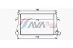 Chłodnica powietrza doładowującego - intercooler AVA CLEVER CHOICE VN4403