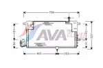 Chłodnica klimatyzacji - skraplacz AVA CLEVER CHOICE VN5141