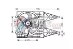 Wentylator chłodnicy silnika AVA CLEVER CHOICE VN7507