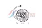 Wentylator chłodnicy silnika AVA CLEVER CHOICE VN7520
