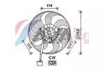 Wentylator chłodnicy silnika AVA CLEVER CHOICE VN7539