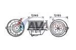 Silnik elektryczny, dmuchawa wewnętrzna AVA CLEVER CHOICE VN8337