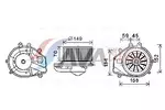 Silnik elektryczny, dmuchawa wewnętrzna AVA CLEVER CHOICE VN8352