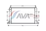 Chłodnica wody AVA CLEVER CHOICE VNA2247