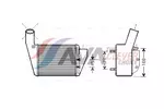 Chłodnica powietrza doładowującego - intercooler AVA CLEVER CHOICE VNA4222