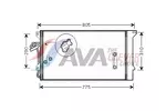 Chłodnica klimatyzacji - skraplacz AVA CLEVER CHOICE VNA5244D
