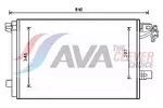 Chłodnica klimatyzacji - skraplacz AVA CLEVER CHOICE VNA5328D