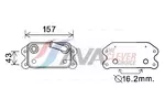 Chłodnica oleju silnikowego AVA CLEVER CHOICE VO3169