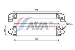 Chłodnica powietrza doładowującego - intercooler AVA CLEVER CHOICE VO4190