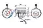 Silnik elektryczny, dmuchawa wewnętrzna AVA CLEVER CHOICE VO8177