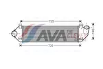 Chłodnica powietrza doładowującego - intercooler AVA CLEVER CHOICE VOA4134