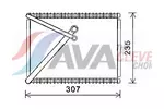 Parownik klimatyzacji AVA CLEVER CHOICE VOV156