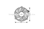 Wentylator chłodnicy silnika AVA COOLING SYSTEMS PE7526