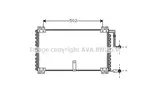 Chłodnica klimatyzacji - skraplacz AVA CLEVER CHOICE RT5178