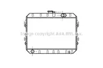 Chłodnica powietrza doładowującego - intercooler AVA COOLING SYSTEMS VW4268