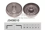 Bęben hamulcowy NIPPARTS J3408010