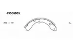 Szczęki hamulcowe - komplet NIPPARTS J3506005