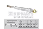 Świeca żarowa NIPPARTS J5716001