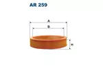 Filtr powietrza FILTRON AR 259