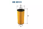 Filtr oleju FILTRON OE 651/3