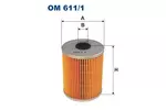 Filtr hydrauliki sterowniczej FILTRON OM 611/1