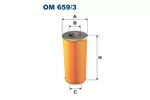 FILTR OLEJU MASZYNY PRZEMYSLOWE FILTRON OM 659/3