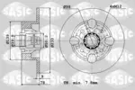Tarcza hamulcowa SASIC 9004209J (Oś tylna)