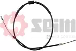 Linka hamulca postojowego SEIM 103870 (Z tyłu z lewej)