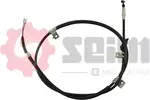 Linka hamulca postojowego SEIM 554141 (Z tyłu po prawej)