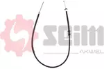 Linka hamulca postojowego SEIM 554213 (Z tyłu z lewej)