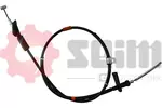 Linka hamulca postojowego SEIM 554438 (Z tyłu z lewej)