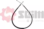 Linka hamulca postojowego SEIM 554678 (Z tyłu z lewej)