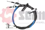 Linka hamulca postojowego SEIM 555106 (Z tyłu z lewej)