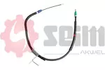 Linka hamulca postojowego SEIM 555948 (Z tyłu po prawej)