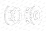 Tarcza hamulcowa BERAL BCR111A